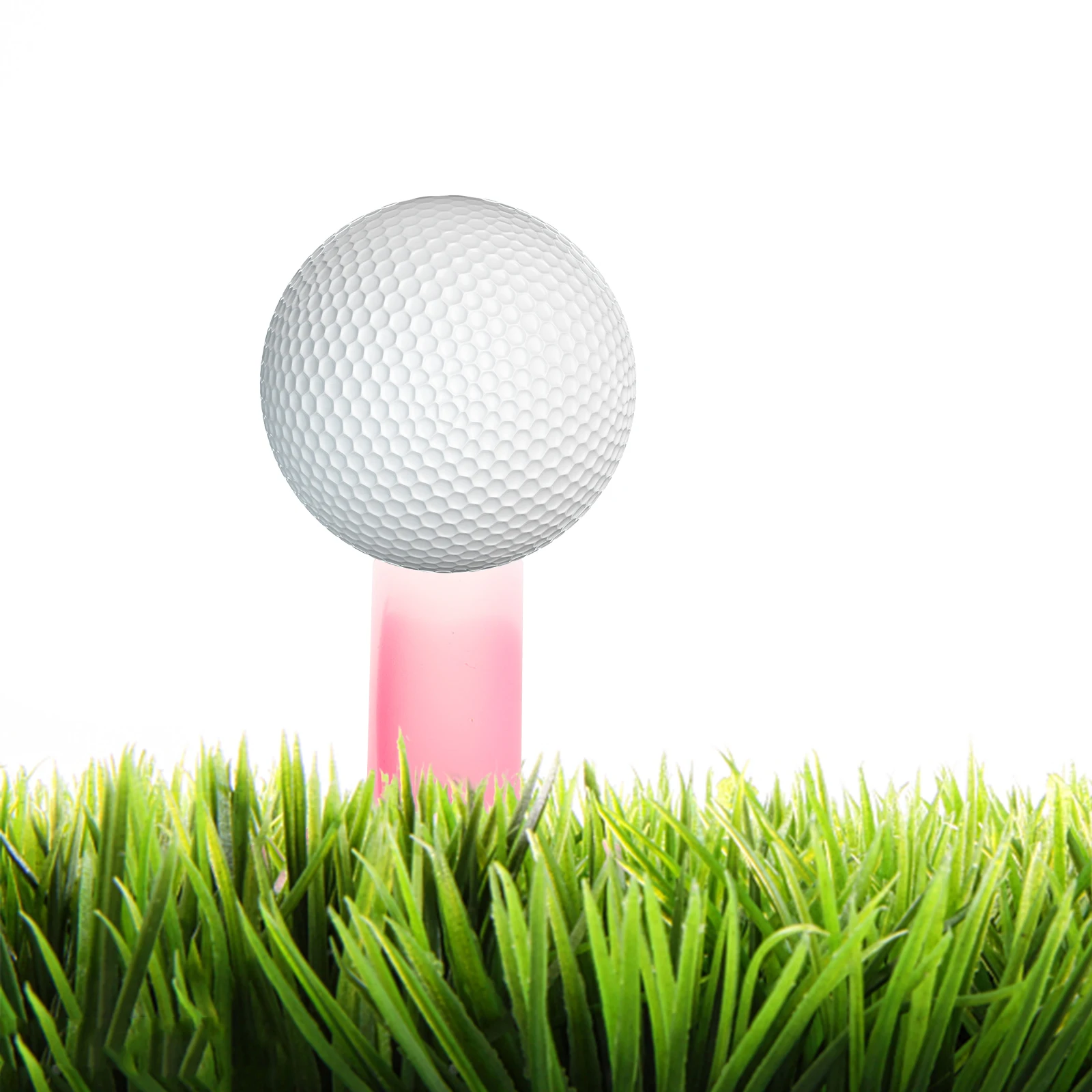 

5 Pcs Golf Tees 45mm Rosy Color Rubber Ball Driving Range Accessories Soft Nails Golf Ball Holder Indoor Golfing Practice Golfs