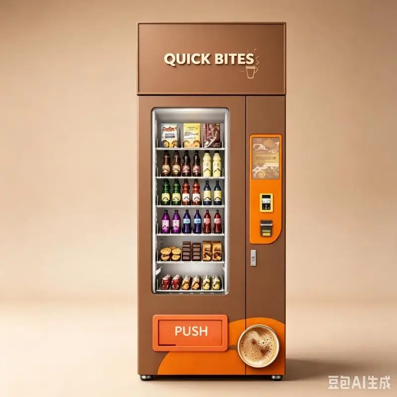 Commercial Snack Vending Machine with QR/Cashless Payment Coin Change Return 22-inch Touch Screen & Remote Monitoring Customized