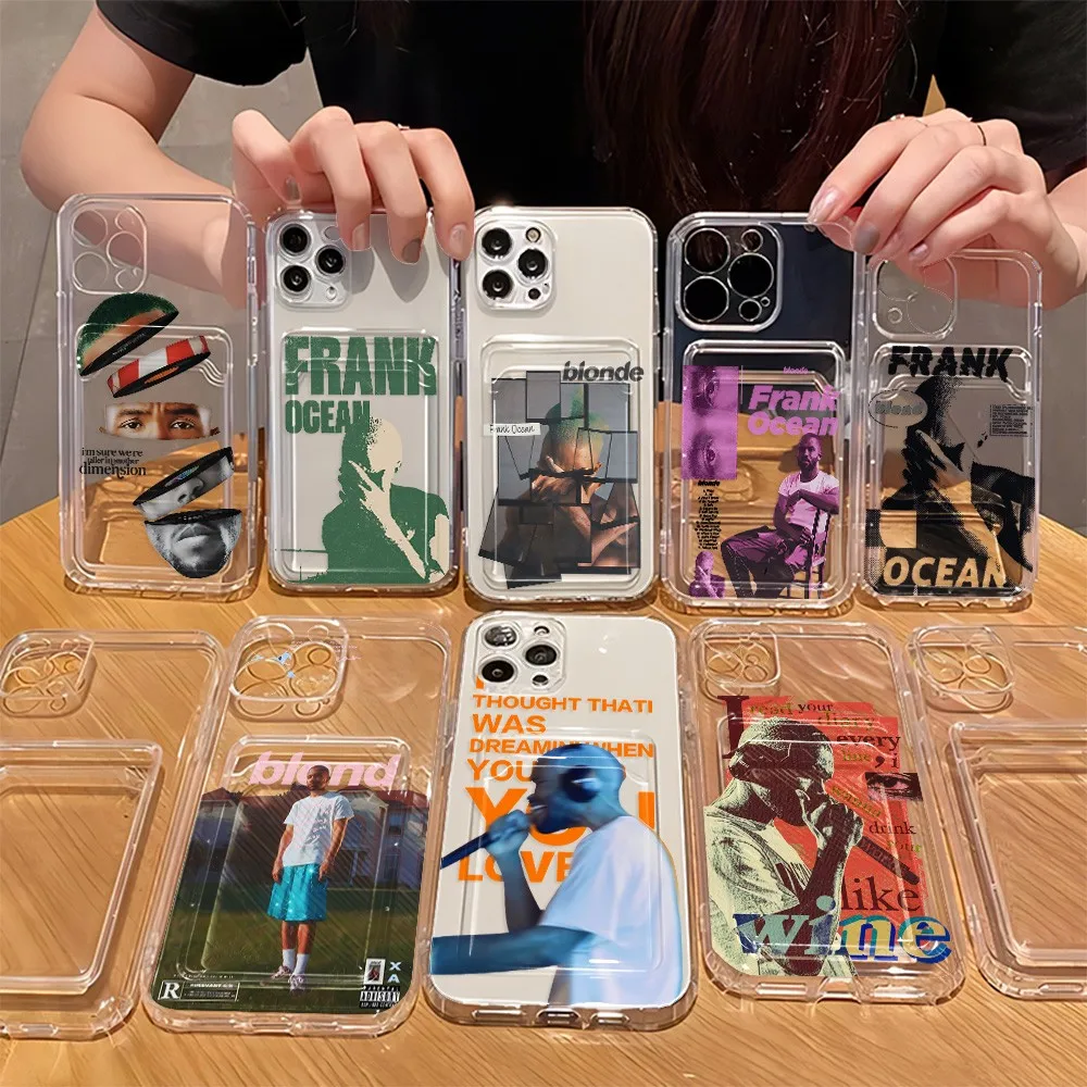 Frank Blonde Oceans Card Hold Phone Case For Samsung Galaxy S26 S25 S24 S23 S22 S21 S20 FE Edge Plus Ultra M33 M53 M54 5G