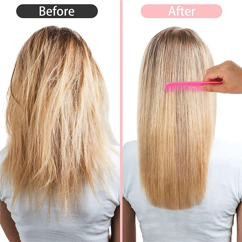 A94E-36 조각 어린이를위한 다채로운 머리 빗 세트 여성 남성 다채로운 플라스틱 고급 드레싱 빗 (핑크, 노란색, 파란색)