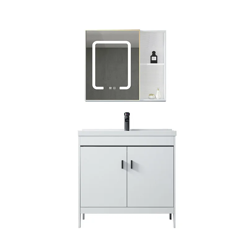 

postmodernFloor-to-ceiling wash basin cabinet combined wash basin balcony integrated bathroom wash countertop pool