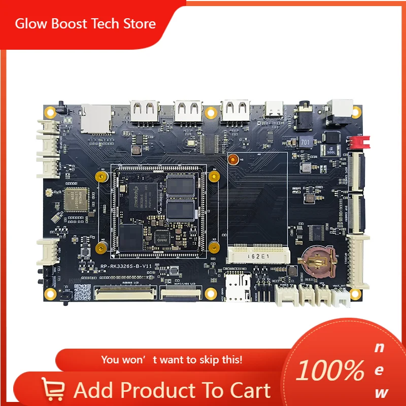 

NYRockchip RK3326S Development Board Core Stamp Patch Board with Rongpin RP-RK3326S Genre PCBA