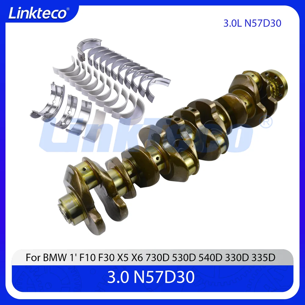 

Crankshaft Engine Main & Conrod Bearing For 3.0 T/L Diesel 11-20 BMW 325d 430d 530d N57D30 N57 X4 X5 X6 11218512217 3.0