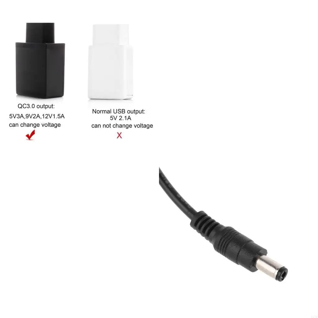 462E Adjustable Step Up Cable Power Line For WiFi Router LED Strip 12V