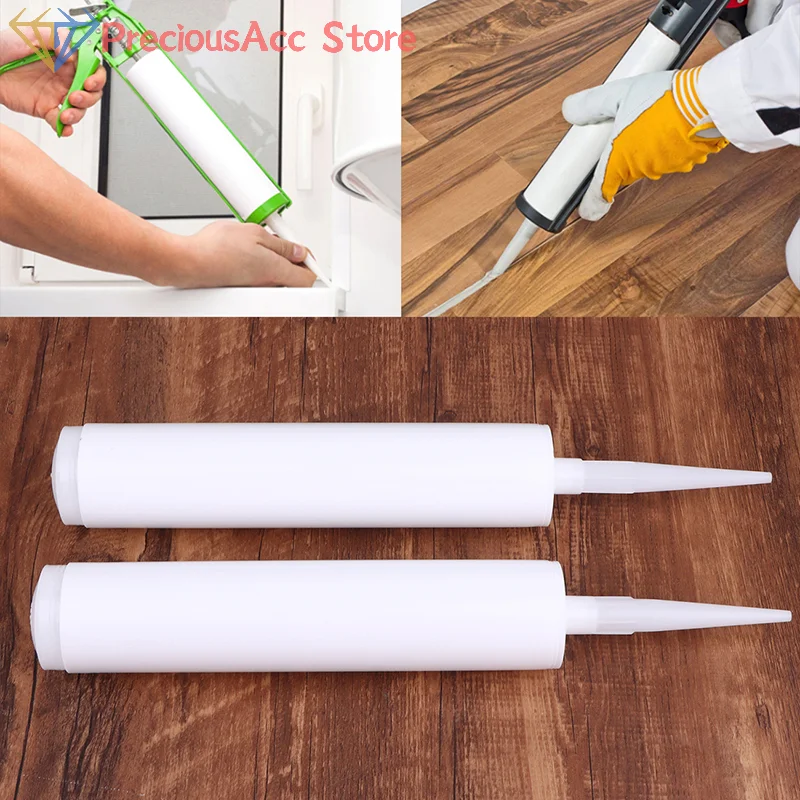 Hot Sale 1/3Pcs Empty Tube Refillable Sealant Bottle Tool Caulk Caps Caulking Sealant Tube Home Reusable Squeeze