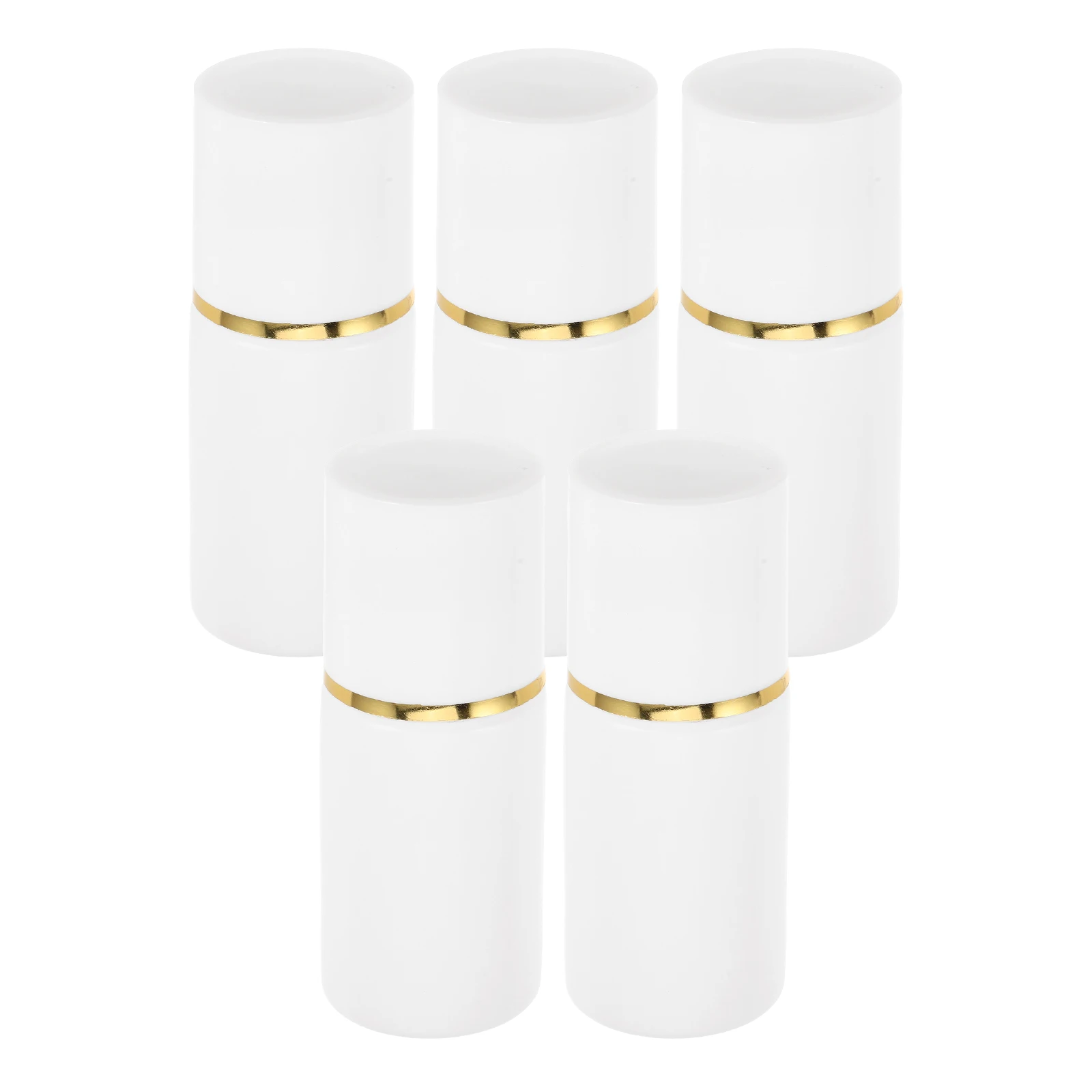 

5Pcs Refillable Empty Sponge Head Applicator Bottle 20ml Liquid Container for Essential Oil Perfume Lotion Paint Ink