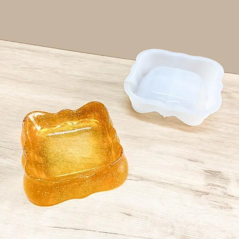 

Y08C Geometry Ashtray Mold Jewelry Box Silicone Mold DIY Tabletop Decoration Mold