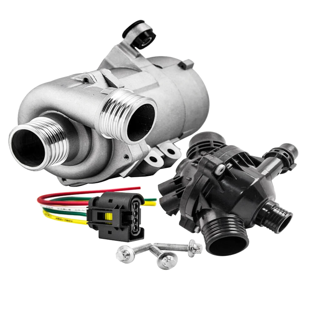 Electric Engine Water Pump W/Thermostat 11517521584 for BMW X3 Z4 X5 328I 323I 128I 528I 11517546994