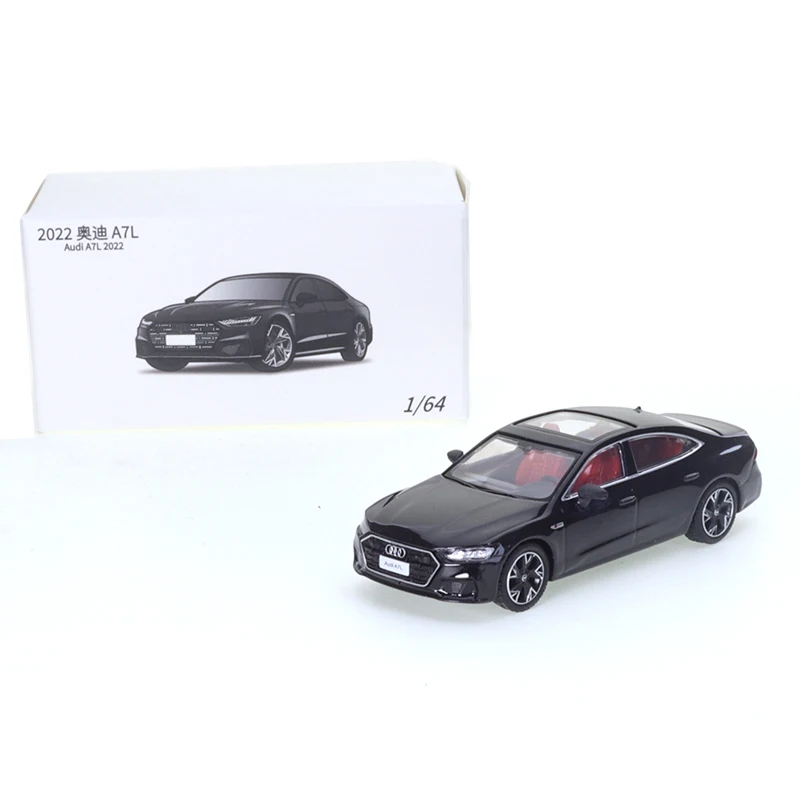 JKM 1/64 Audi A7L niezależne tarcze hamulcowe samochody zabawki ze stopu samochody samochodowe odlewane ozdoby modelowe samochodowe Cas Toys