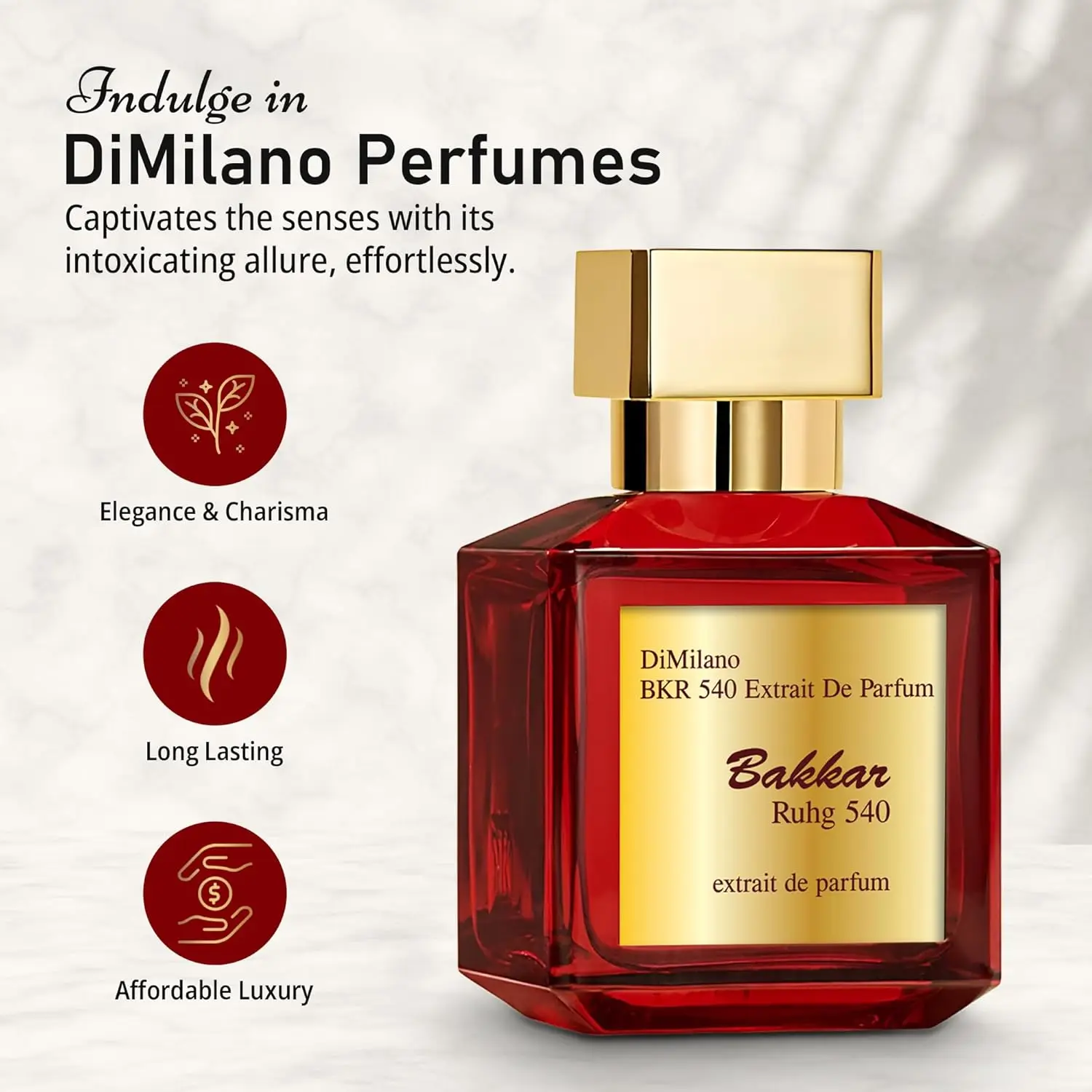 انطباع BR 540 Extrait De Parfum. باكار روهج 540 اكسترايت دي برفوم 70 مل أو 2.4 أونصة. (عبوة من 1) للجنسين (70 مل)