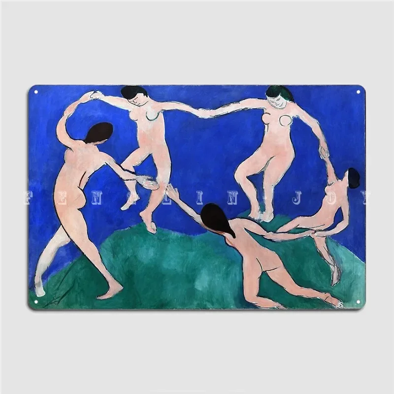 Danse I Dance 1 Henri Matisse 1910 Artwork Design Tshirt Tee Jersey Postcard Metal Plaque Poster Garage Club Plates