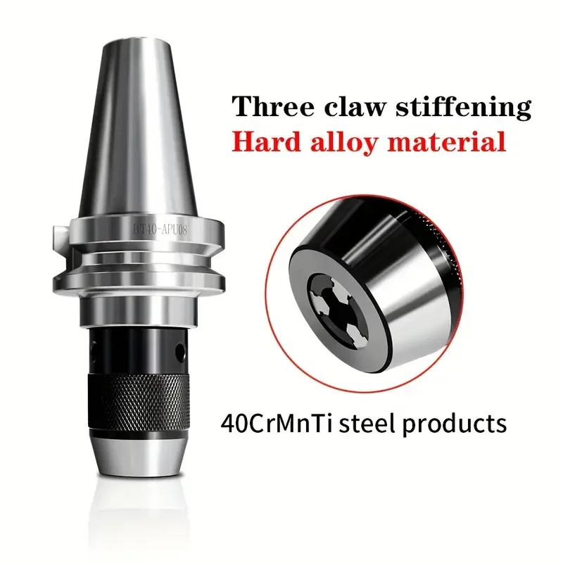 SYS BT50 BT40 BT30 APU08/13/16 Hard Alloy Steel Integrated Drilling Chuck High i precision Self Tightening CNC Tool Holder
