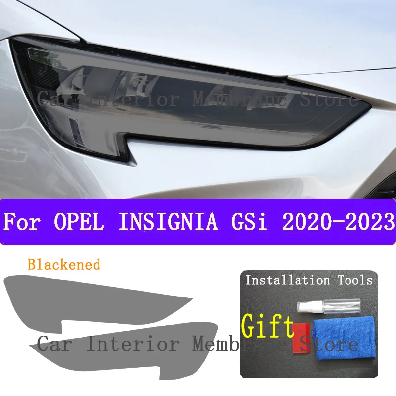 For OPEL INSIGNIA GSi （2020-2023） Headlight film modification car sticker anti scratch special TPU transparent protective film