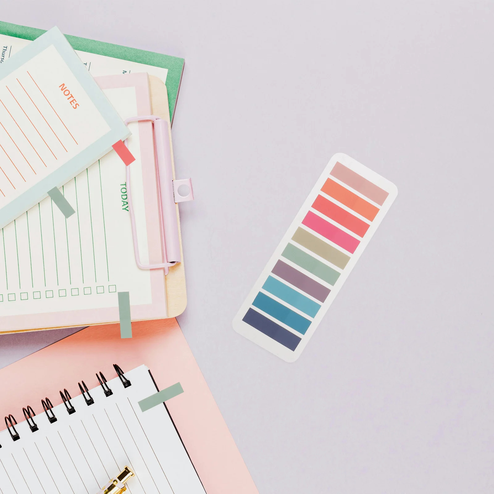 

2000Pcs Adhesive Tabs Sticky Index Dividers Colorful Writable Notebook Organizers for Annotating Books Planning Supplies