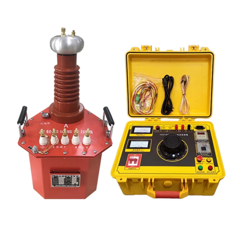 

50kV 5kVa AC DC Withstand Voltage Hipot Tester Oil Dry Type Transformer High Voltage Test Equipment