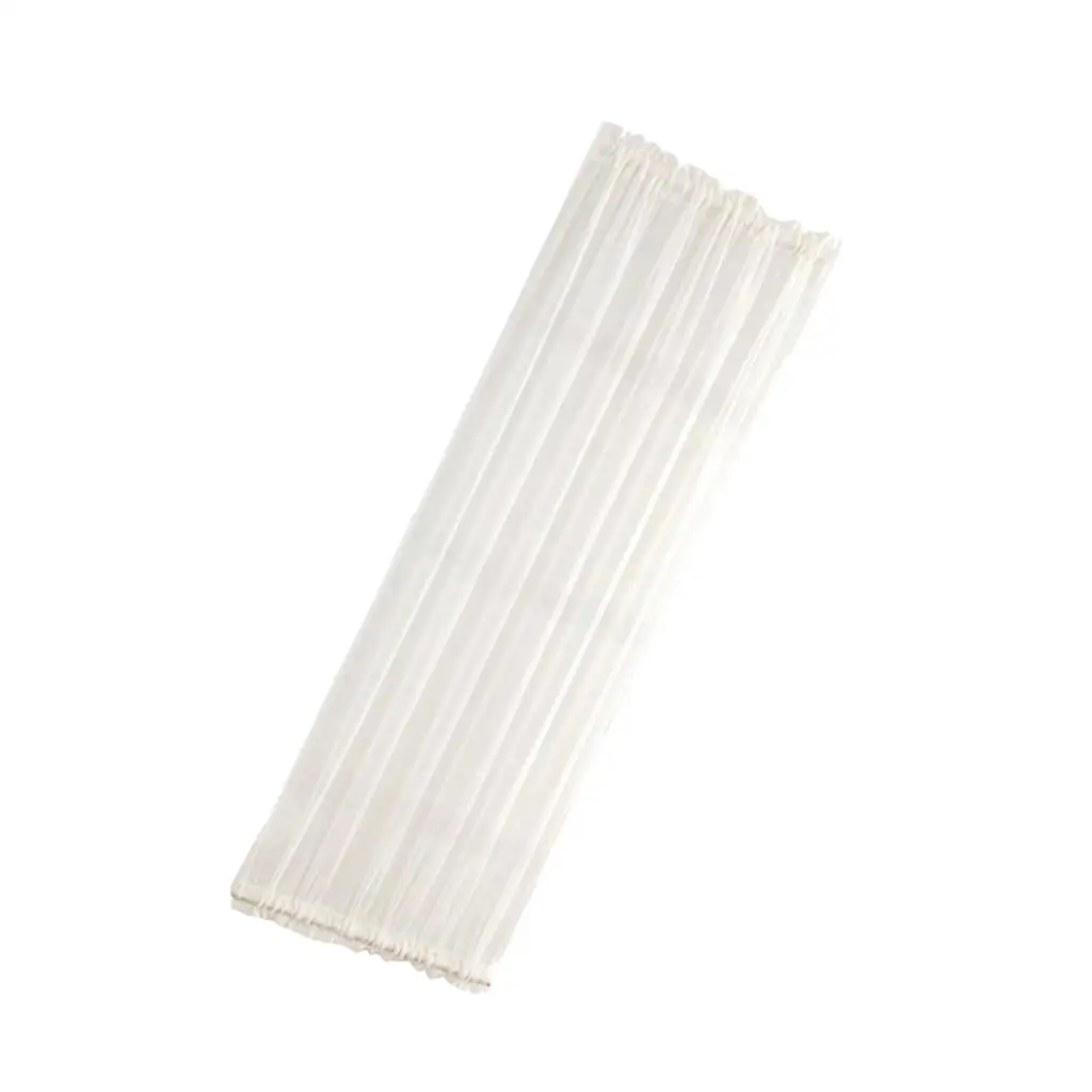 French Door Curtains Solid Color Adjustable Tie Rod Pocket Door Panel Noise Reduction for Bedroom Living Room