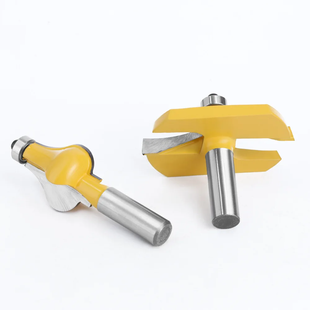 2pcs 1/2 Handle 12mm Handle 8mm Handle Banisters Milling Cutter Hard Alloy Electric Wood Milling Machine Milling Cutter Blade