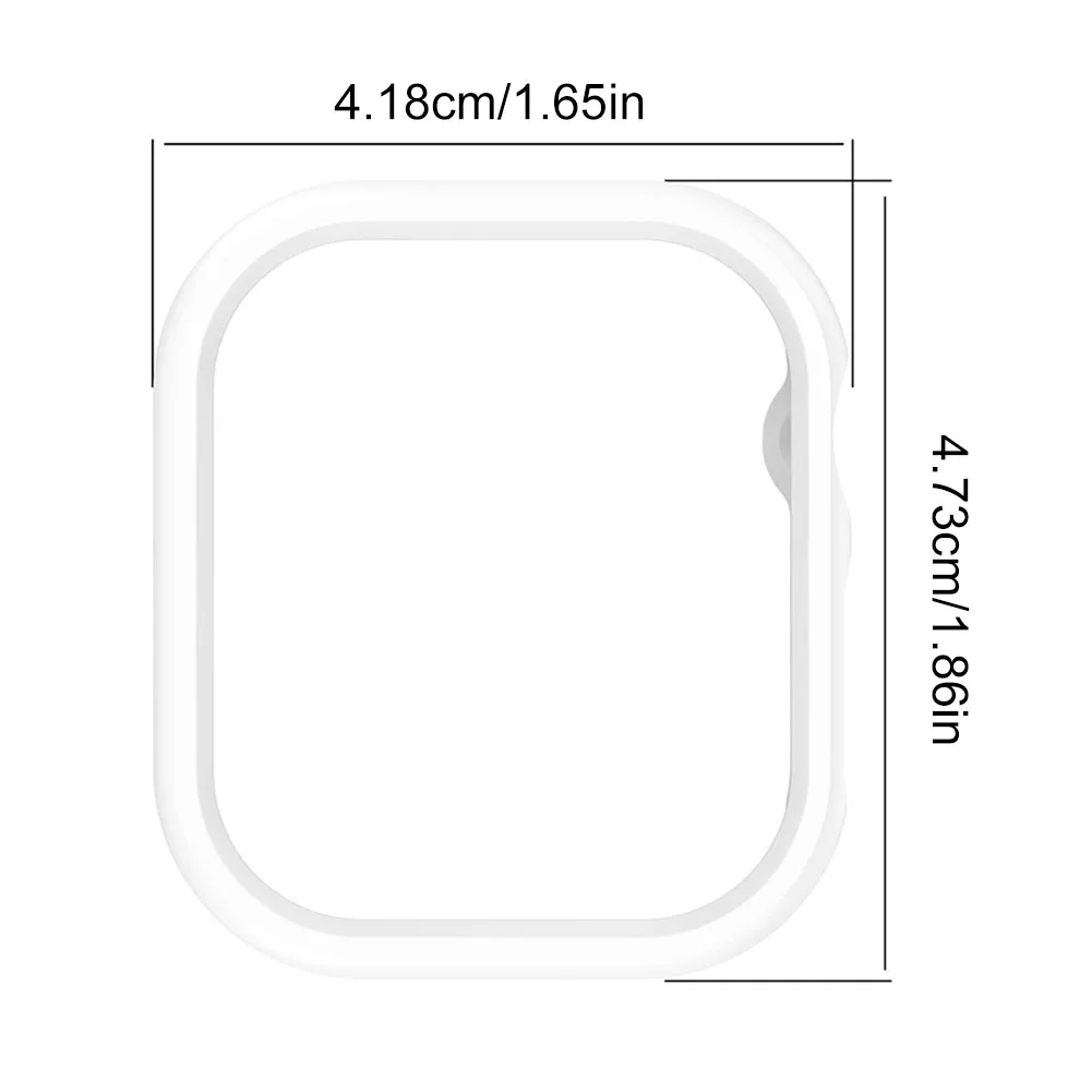 Hard PC Watch Case Anti-scratch Bumper Protector 42MM/46MM Hollow Protective Case Cover for Apple Watch Series Accessories
