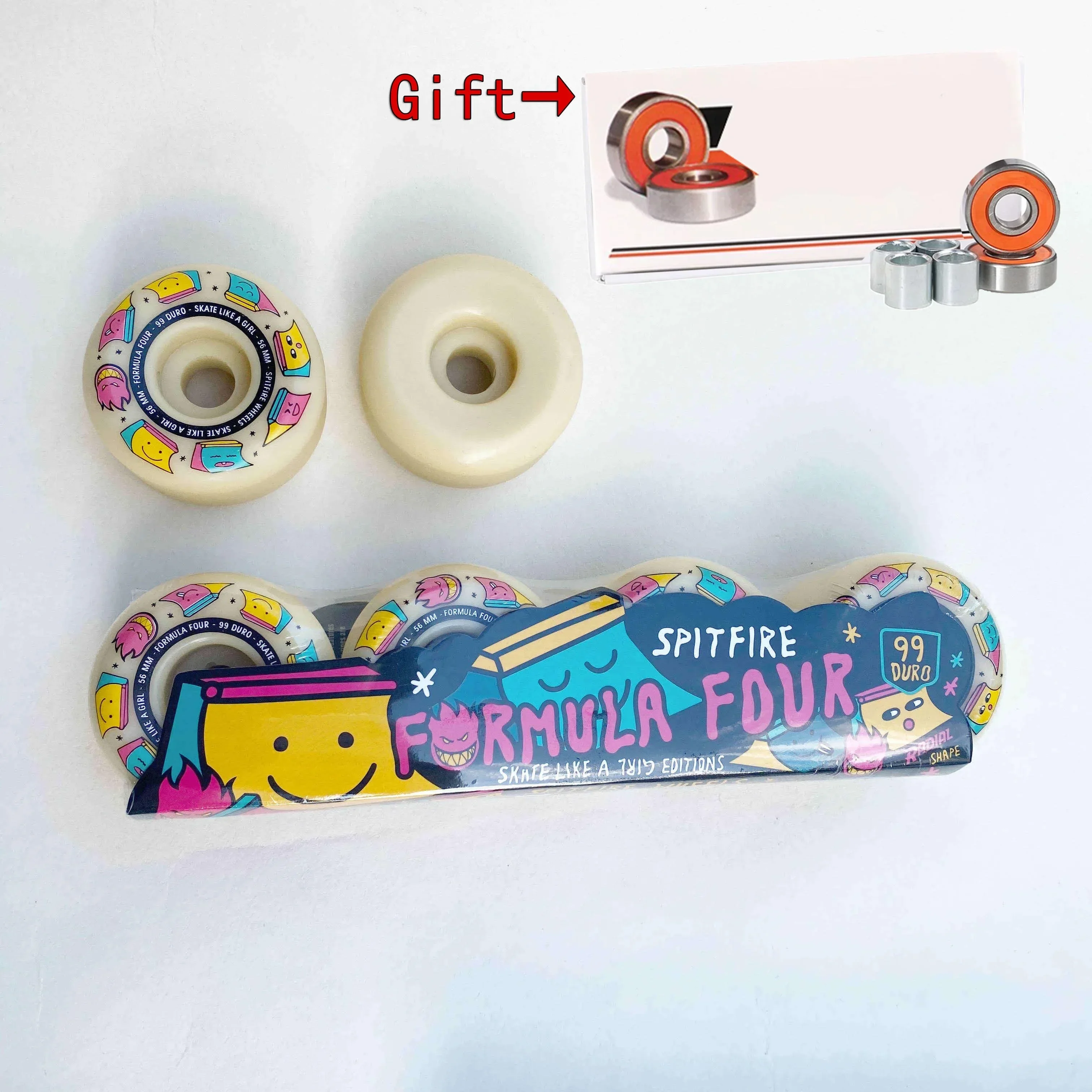 Originele Spitfire skateboard wielen 52mm 101duro 53mm 54mm 56mm 99duro 80HD skateboard wiel voor skateboard MAVEN Lager