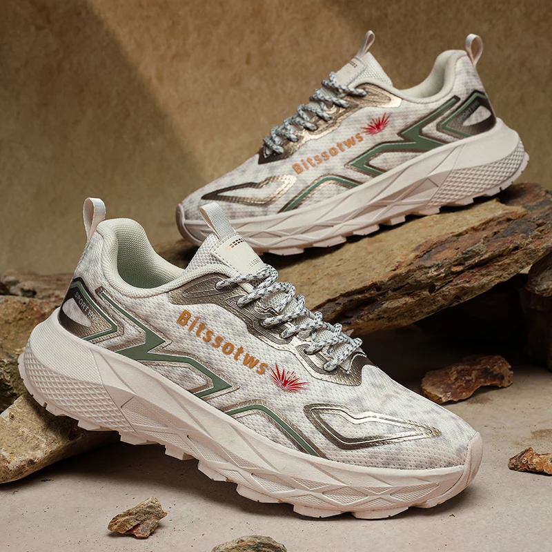 

Новые стильные мужские кроссовки для трейлраннинга, мужская обувь для занятий спортом на открытом воздухе, профессиональные мужские кроссовки, износостойкие прогулочные кроссовки для мужчин