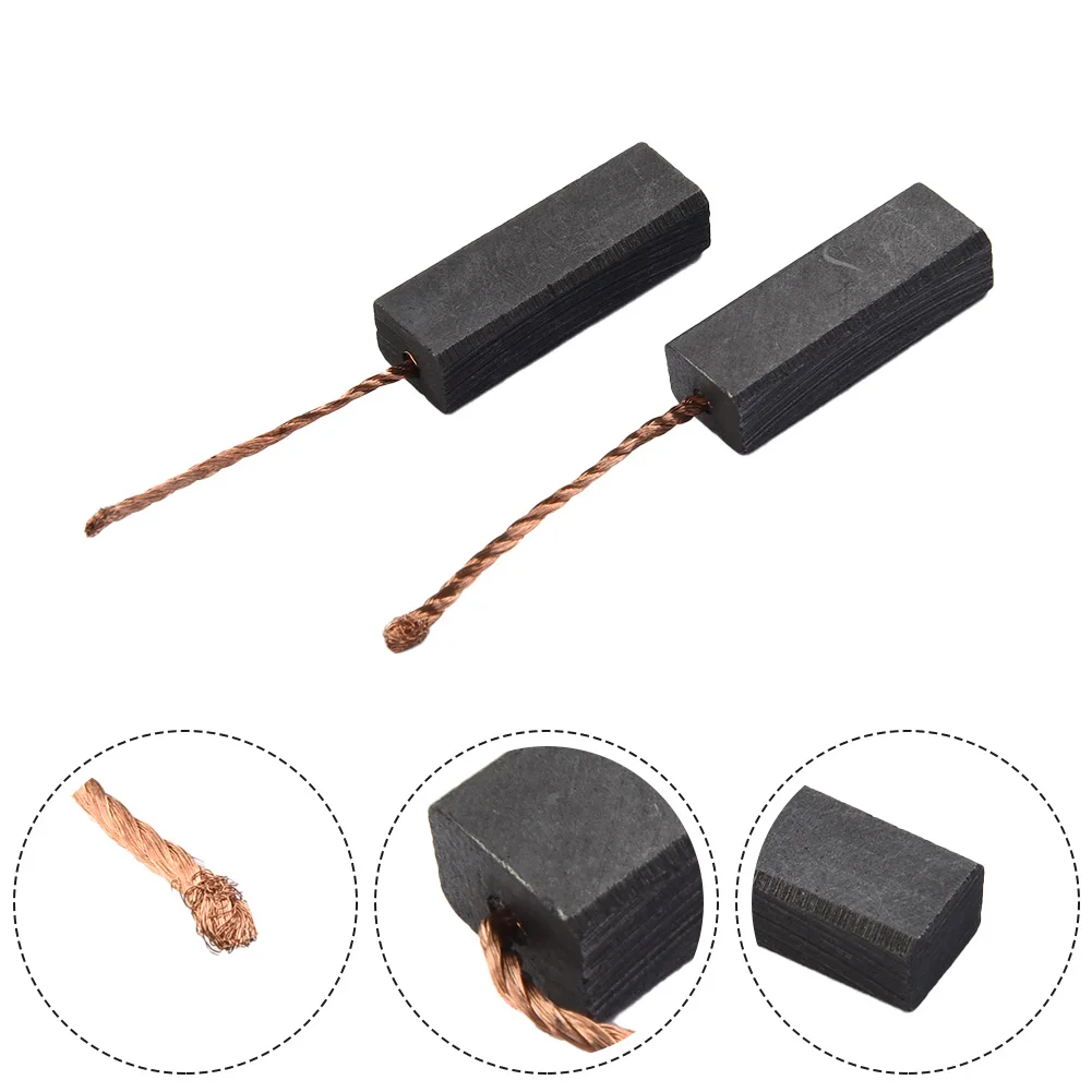 2pcs Carbon Brush Spare Parts Wear Resistant Replacement 8.3*11*31mm Accessories Cleaning Household Industrial