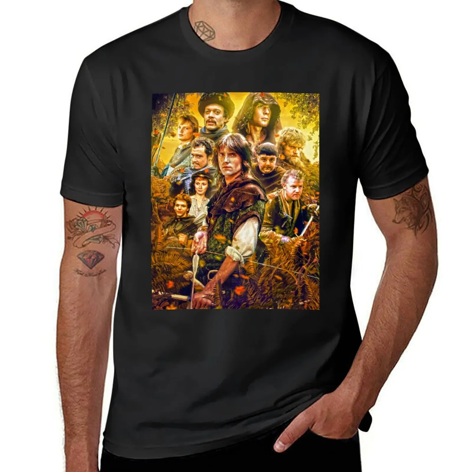 Robin Of Sherwood T-Shirt Aesthetic clothing funnys mens t shirts casual stylish