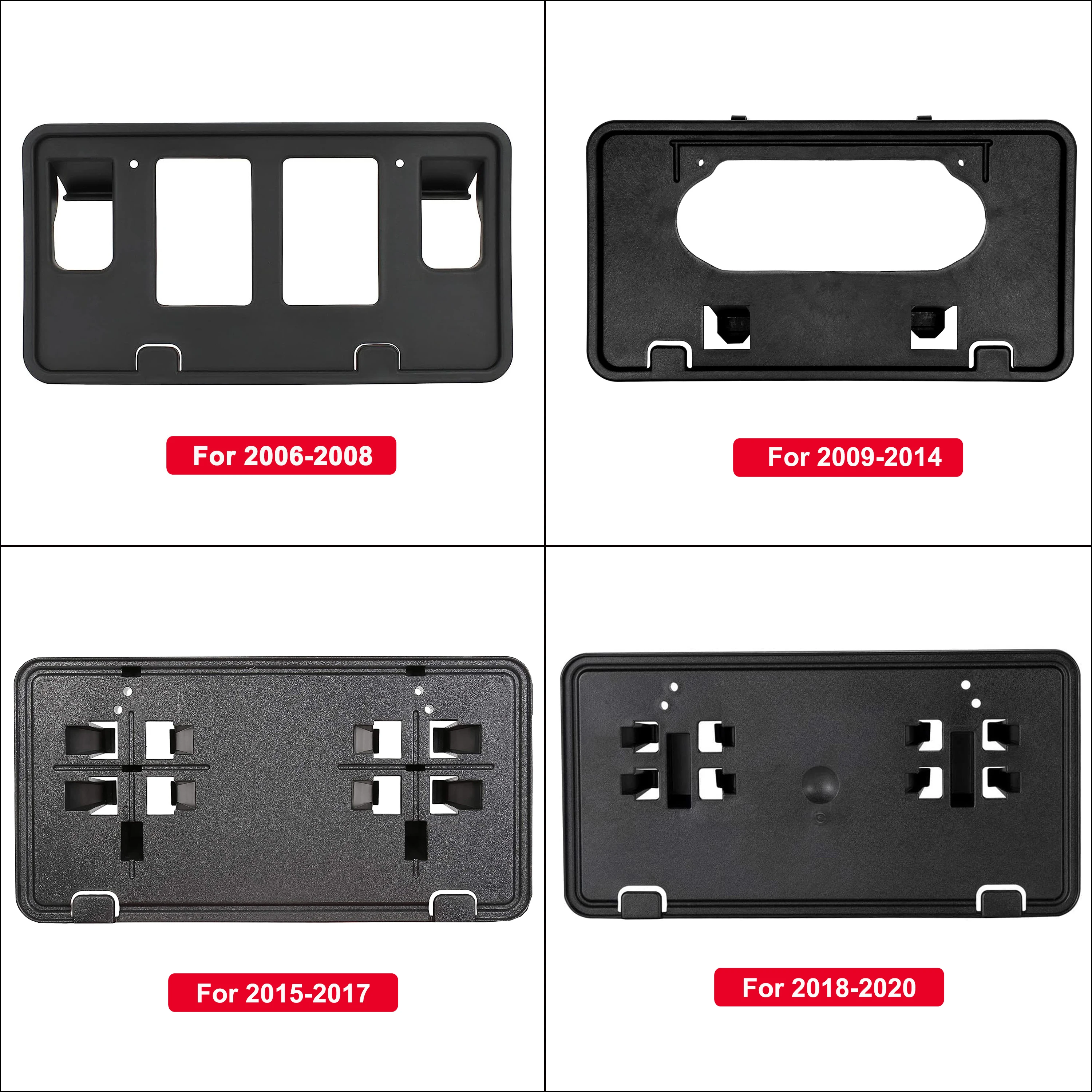 Pickup Front Bumper License Plate Holder Mounting Bracket For Ford F150 2006-2020