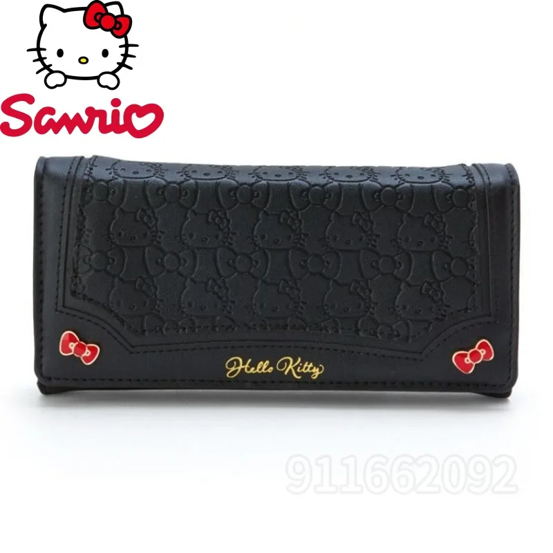 MINISO Sanrio New Long Wallet Luxury Brand Original Women's Wallet Cartoon Women's Coin Purse Large Capacity Multiple Card Slots