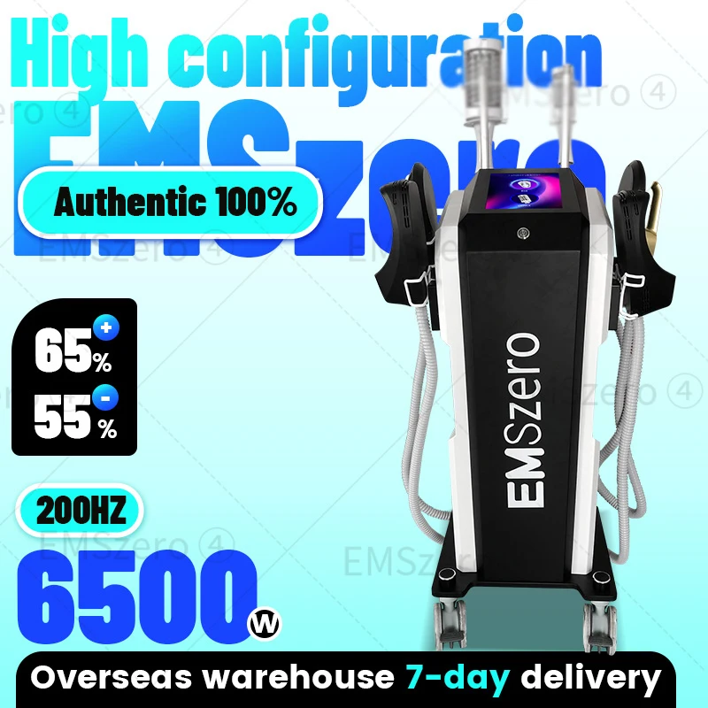 Hi-emt Face Emszero Roller Electromagnetic Stimulation Slimming Machine EMS RF Muscle Sculpting Body Device