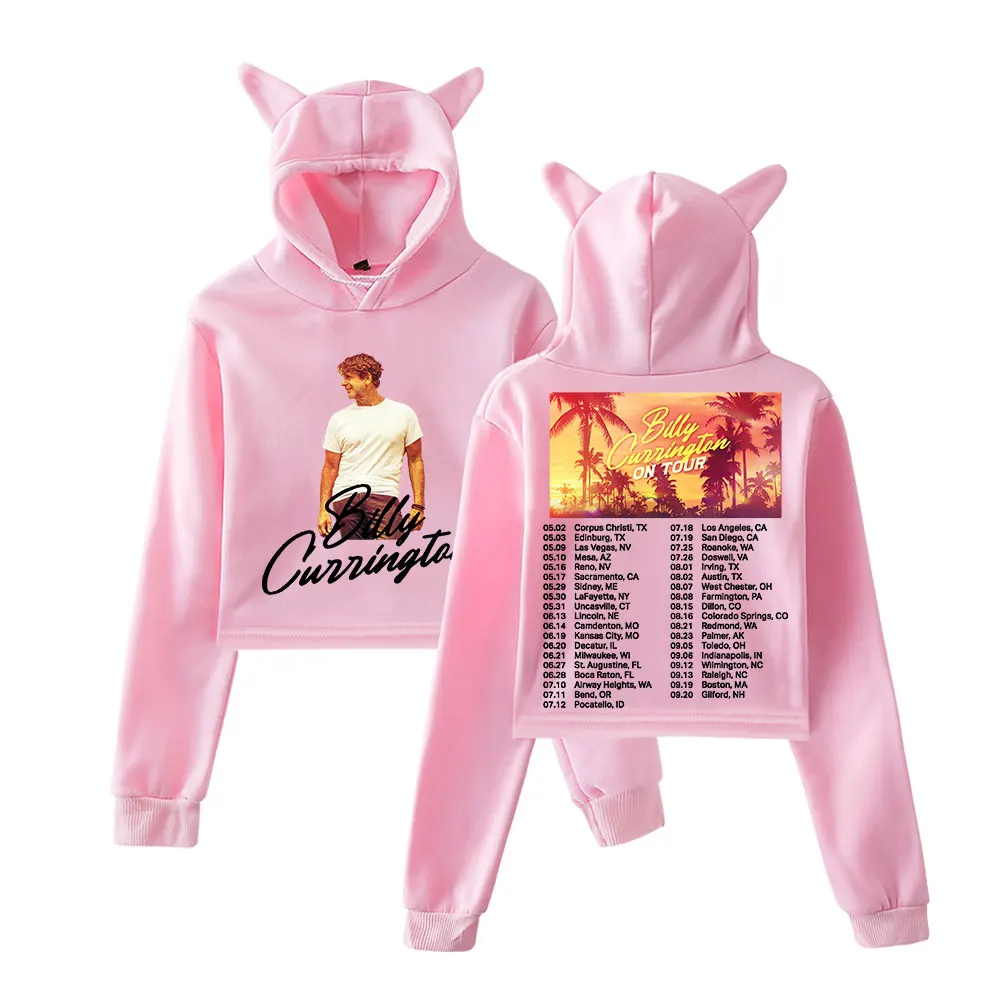 بيلي كورينجتون أون تور ميرش بلوفر أنيق أنثى آذان القط هوديي بلوزات طويلة الأكمام الملابس النسائية #5