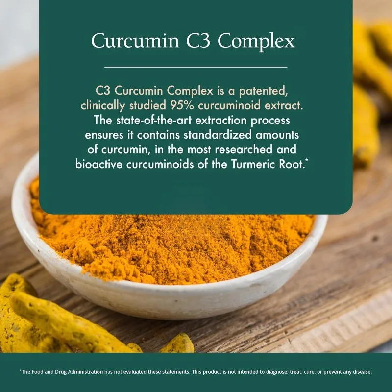 Antioxidant activity - containing turmeric, ginger, green tea, black pepper, trans resveratrol, black cumin