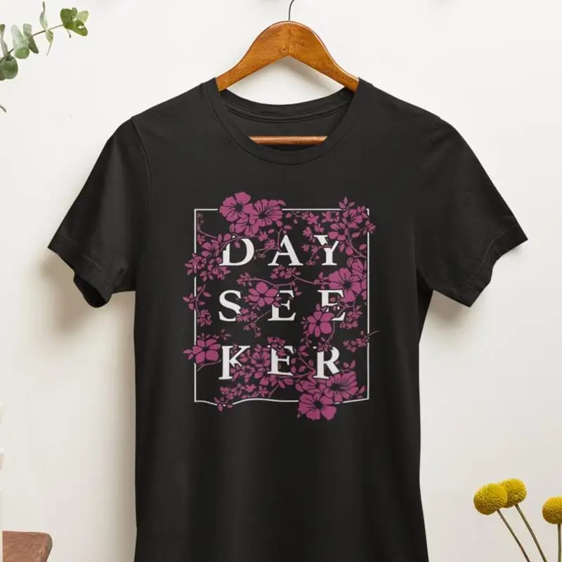 Черная футболка Vtg Dayseeker Band из плотного хлопка S 5XL