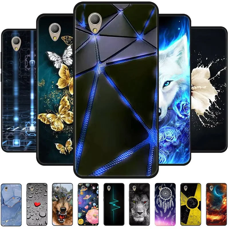 Para alcatel 1 5033d 5033 caso de silicone à prova de choque macio tpu capa de telefone para alcatel 1 5033x 5033j funda alcatel1 capa dos desenhos animados