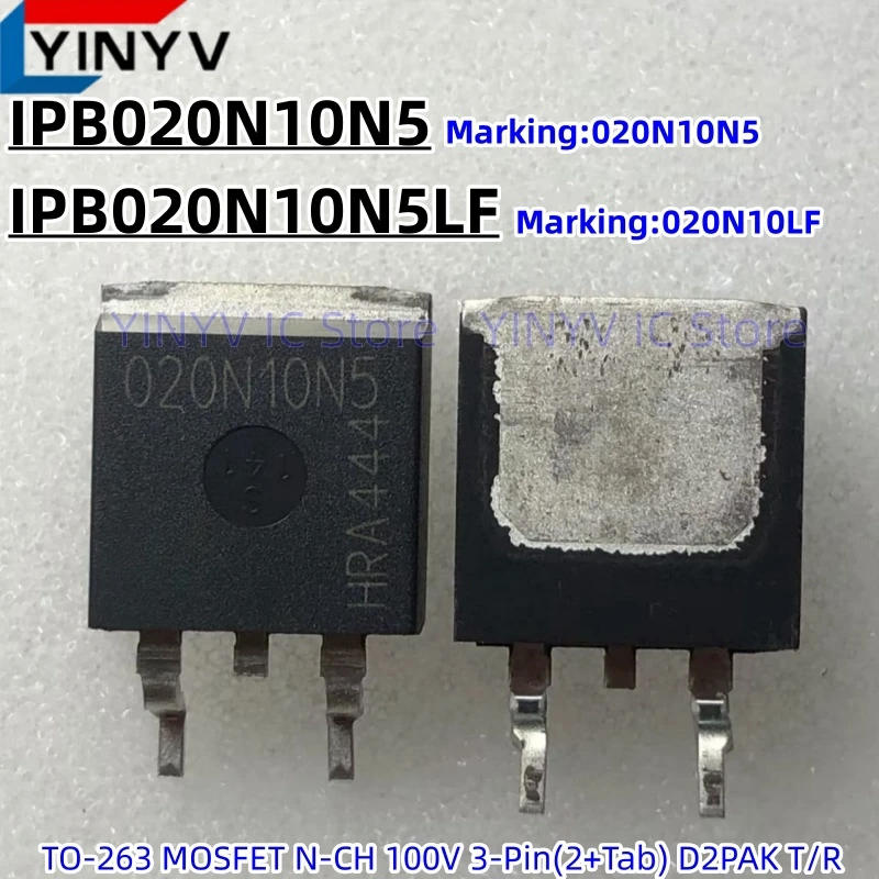 

5PCS IPB020N10N5 020N10N5 IPB020N10N5ATMA1 IPB020N10N5LF 020N10LF TO-263 MOSFET N-CH 100V 3-Pin(2+Tab) D2PAK T/R 100% New