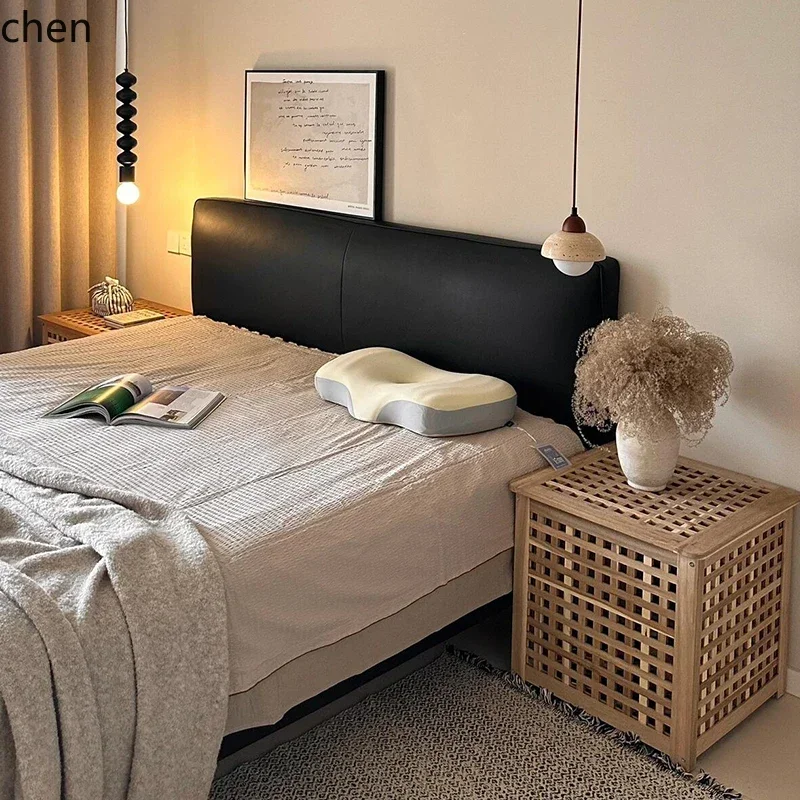 1bedroom Creative Storage Solid Wood Bedside Cabinet Storage Cabinet Small Apartment Bedside Tablel16