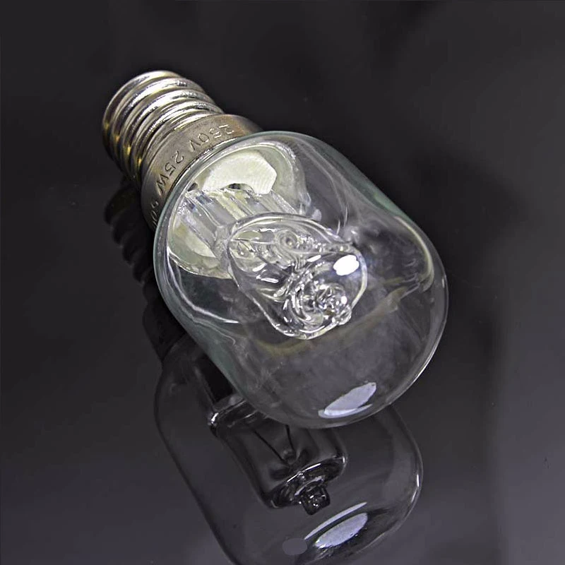 Oven Light 220v 25W High Temperature Resistant 500 Degree Oven Microwave Oven Bulb Salt Lamp E14 Small Screw Mouth
