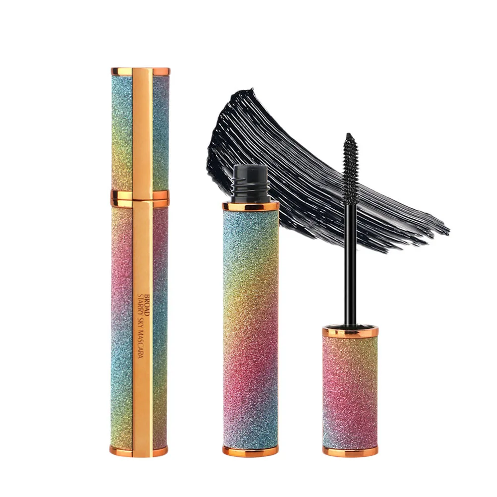 Crème Mascara 4D pour femmes, bouclage épais, imperméable, anti-taches et longueur en une seule étape, Application facile