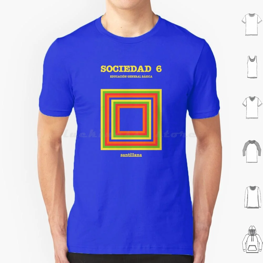Egb كتاب تي شيرت الرجال النساء الاطفال 6xl المجتمع 6 Egb كتب ريترو خمر اسبانيا غطاء صفحة كتاب المجتمع #1