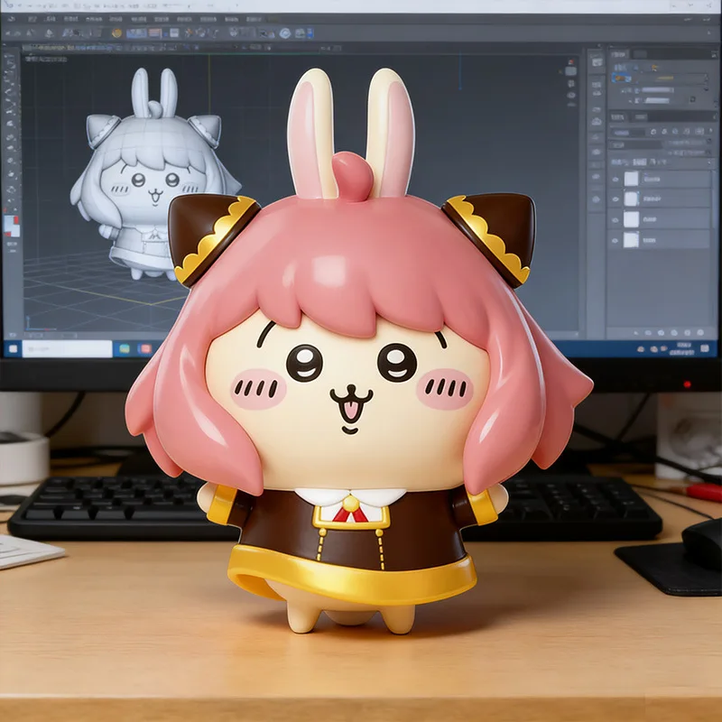 

Spy X Family and Chiikawa Usagi Косплей Фигурки Aniya Модные Коллекционные Фигурки Модель Подарки Фигурки и Игрушки