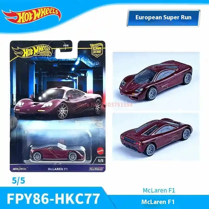 Hot Wheels 2024np Lamborghini Huracan Porsche Nissan Skyline Deloran Mazda Rx-3 Ford F150 Bmw M3 1/64 modelo fundido a presión juguete para regalos