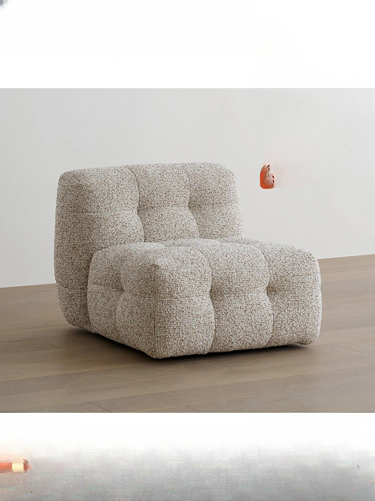 

Cotton candy single person sofa cream wind multifunctional swivel chair modern minimalist designer sofa chair