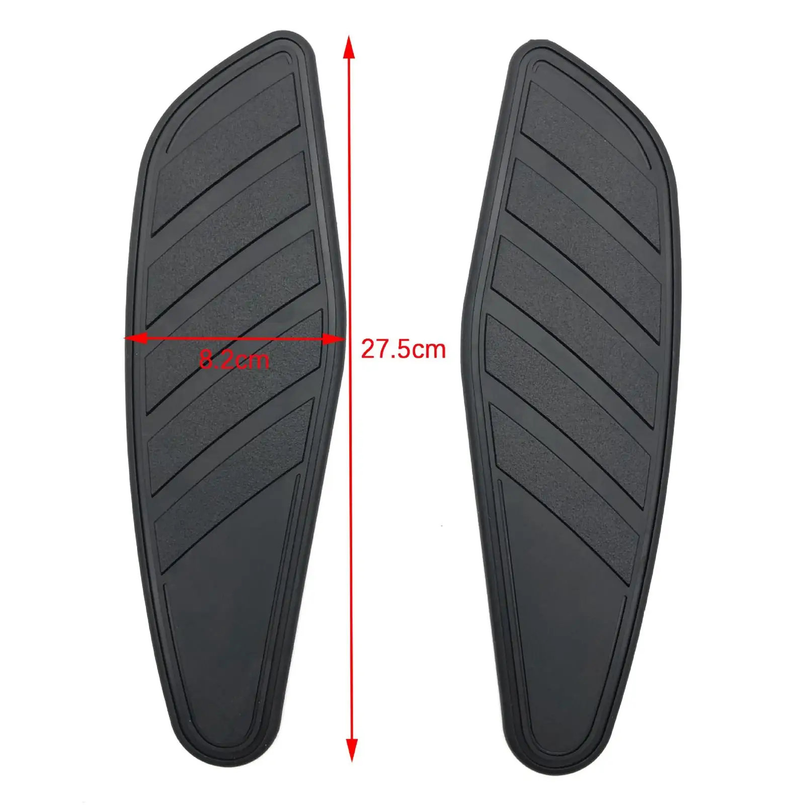 2Pcs Anti Slip Gas Tank Traction Pads Durable Wear Resistant Black knee grips Protectors for Yamaha XSR700 2022+ Spare Parts
