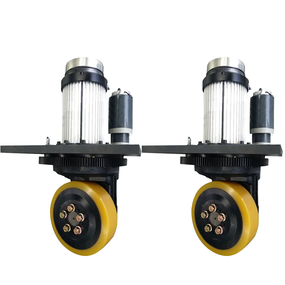 Electric Wheel Drive Units AGV Steering Wheel Transmission with Vertical Motor