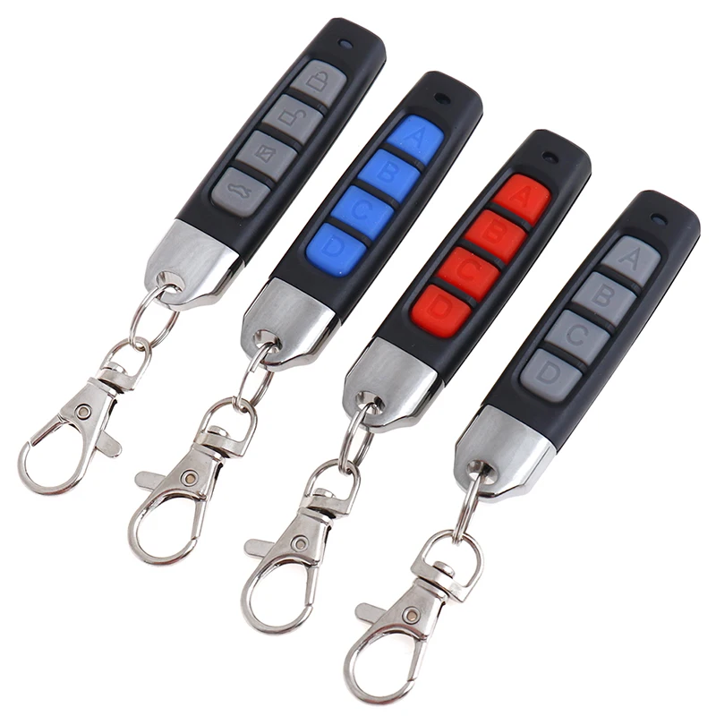 433MHZ 4 Buttons Clone Remote Control Wireless Transmitter Garage Gate Door Electric Copy Controller Anti-theft Lock Key