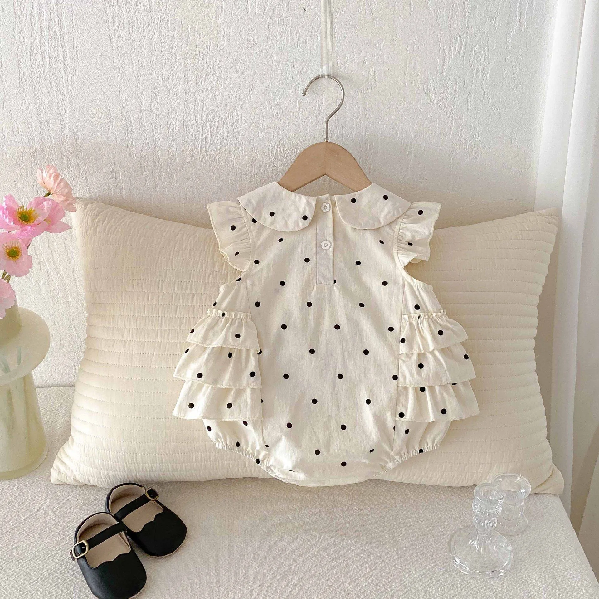 Baby One-Piece Dress - Korean Style - Girls' Summer Dress Without Sleeves - Lightweight and Stylish - Suitable for Summer