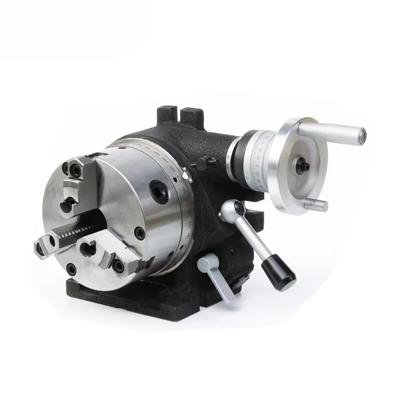 Indexing Spacers 3 Jaw Chuck 200mm Gear Core Cast Iron Powerful Fast Dividing Head CS8 Precision Horizontal Vertical Super