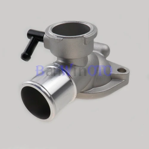 25560-4X110 cubierta de carcasa de termostato de aluminio para coche salida de bomba de agua refrigerante de motor apto para Hyundai Terracan 2001-2006 255604 X11