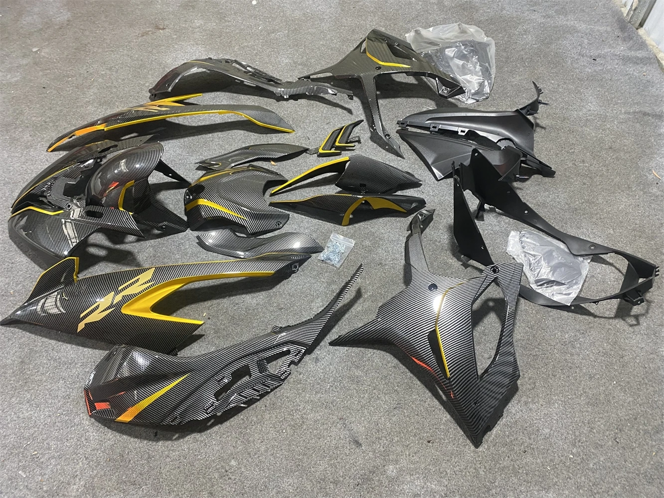 Motorcycle Fairing Suitable for S1000RR 19-22 years S1000 2019 2020 2021 2022 Fairing Carbon Fiber Paint Gold
