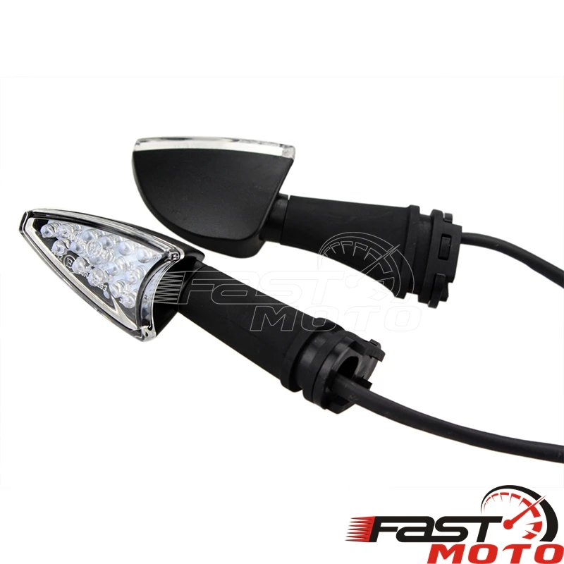 LED Motorcycle Turn Signals Lights 12V Flashing Light Blinker Signal Lamp For Yamaha V-MAX1700 XT1200Z YS250 Fazer XJ6N FJ-09 MT