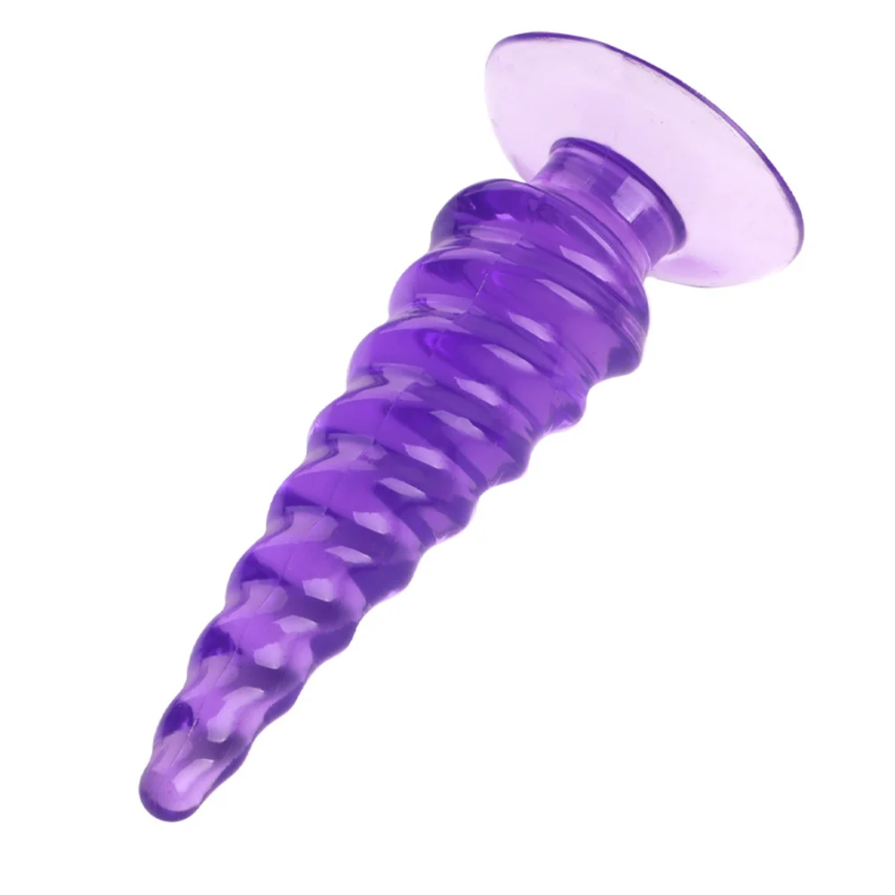 Rotating Anal Anal Serra Bead Female Toy Jelly Pagoda Butt G-Spot Prostate Massager for Men and Women Sharing Couple Sex Toys